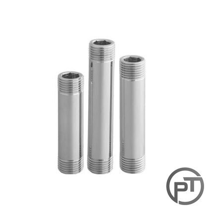 Pipe Nipple Metal 3in 1/2in X 1/2in