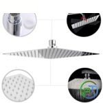 Overhead Rain Shower – Stainless Steel - Image 3