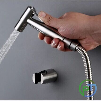 Toilet Shower Matt SS - Stainless Steel With Chain Pipe (Code 972)