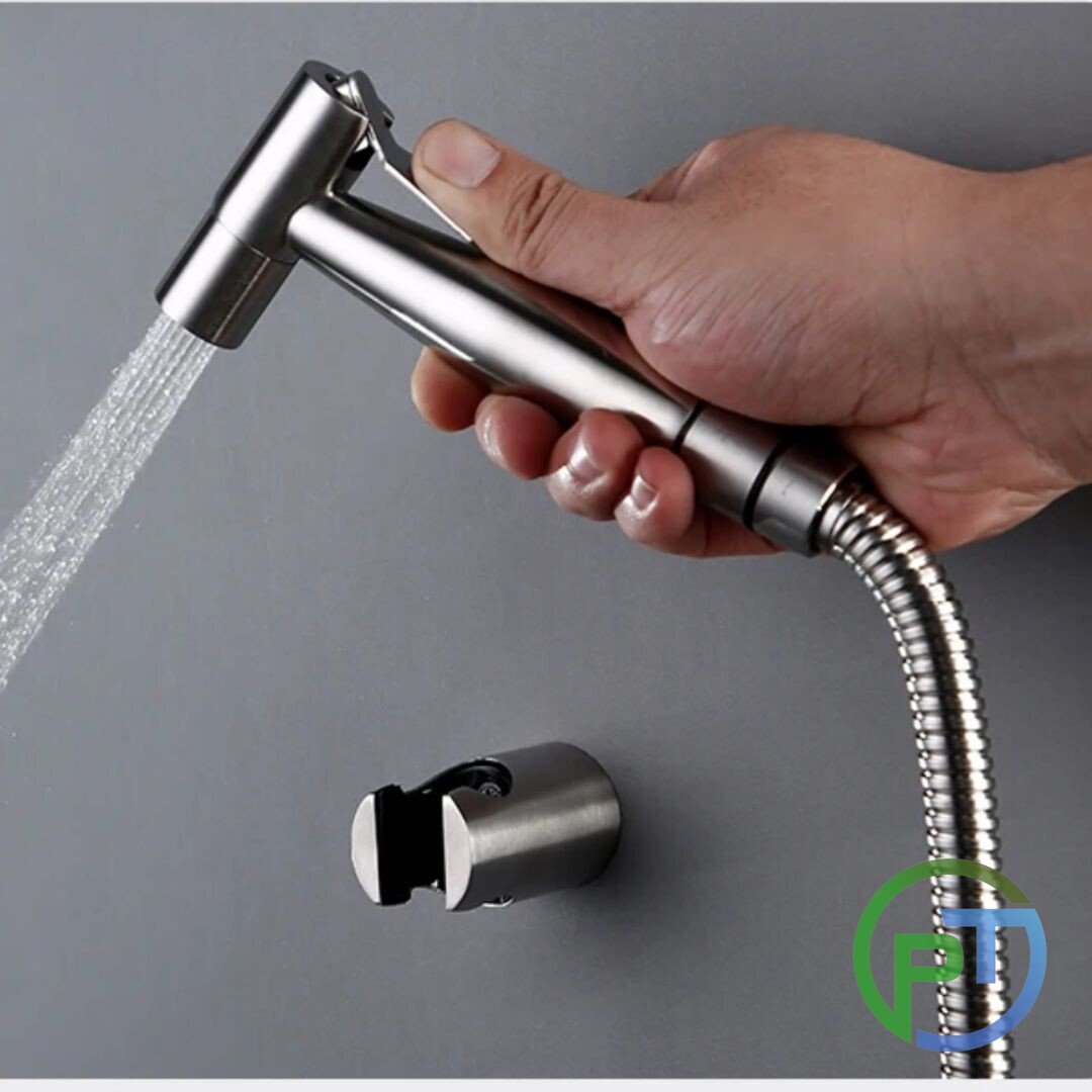 Toilet Shower Matt SS - Stainless Steel With Chain Pipe (Code 972)