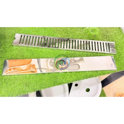 Long stainless steel shower drain set in Multan