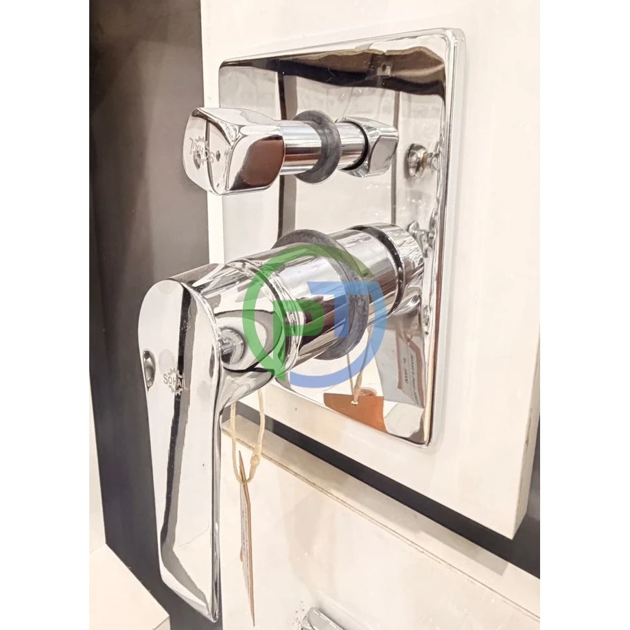 Elegant chrome concealed shower mixer set in Multan